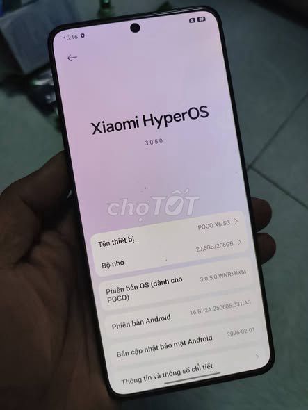 Xiaomi Poco X6 5G 8GB/256GB Đen. Mua bán Điện thoại tại Quận 8 Tp Hồ Chí Minh được đăng bởi Hội Đồ Điện Tử hình 1