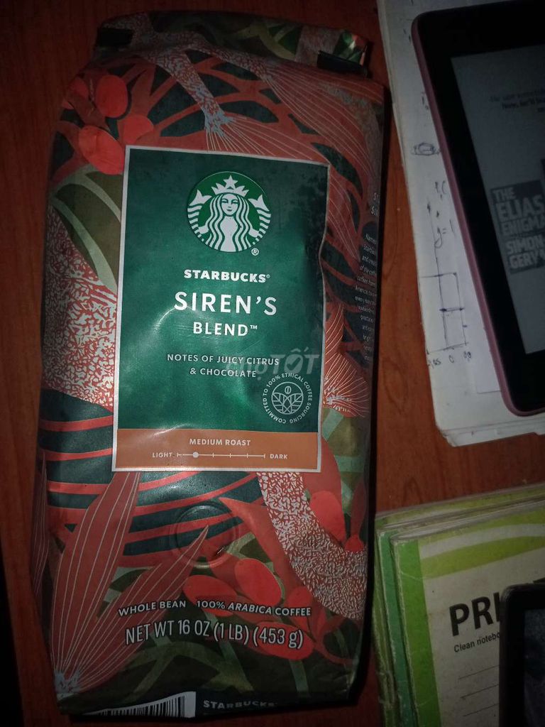 Starbucks Sirens Blend Cà phê hạt 453g. Mua bán Đồ ăn, thực phẩm và các loại khác tại Huyện Bình Chánh Tp Hồ Chí Minh được đăng bởi Trần Văn Đại hình 1