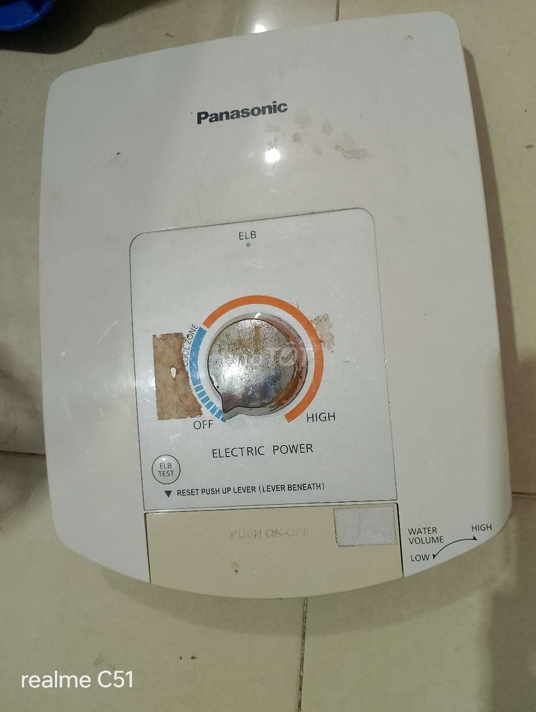 Máy tắm nước nóng Panasonic Trắng chống giật. Mua bán Thiết bị vệ sinh, nhà tắm tại Quận Cái Răng Cần Thơ được đăng bởi Truongbakhan hình 1