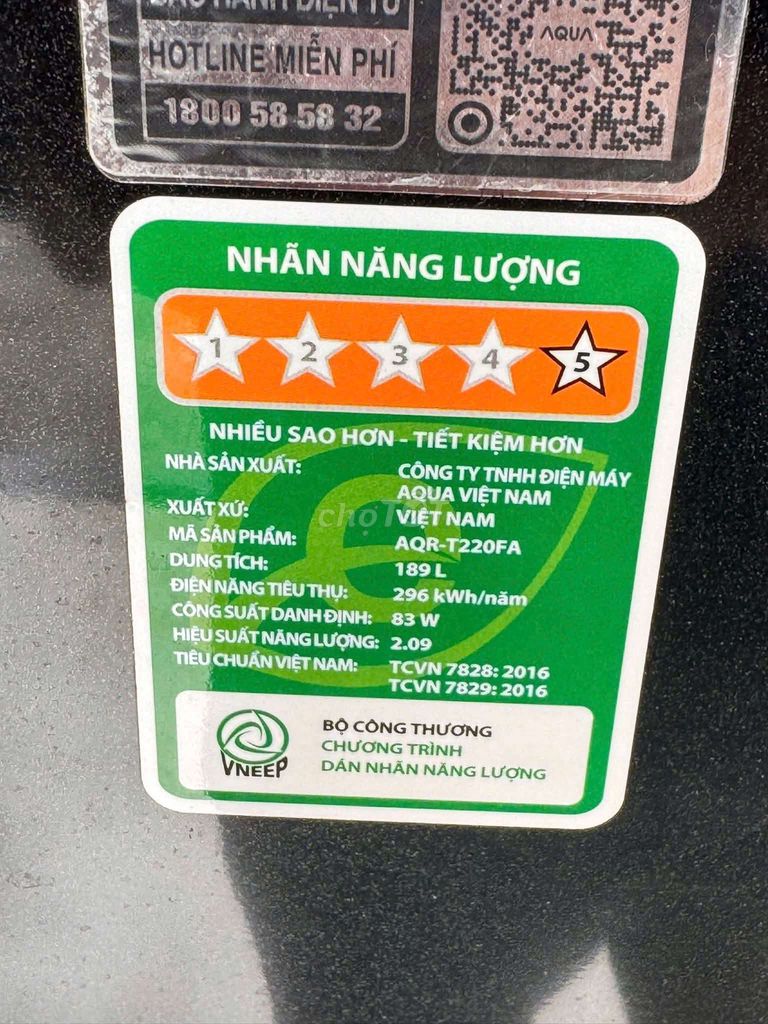 Mới mua đc 1,tuần ngặc tiền trọ cần bán. Mua bán Tủ lạnh tại Quận Hải Châu Đà Nẵng được đăng bởi Thi Chip  hình 3