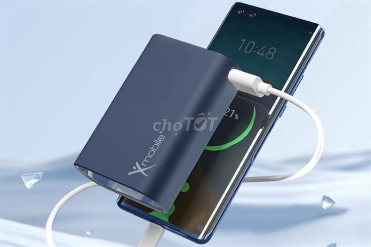 Pin sạc dự phòng Xmobile A16 20000mAh Xanh đậm. Mua bán Phụ kiện (Màn hình, Chuột...) tại Thành phố Vĩnh Long Vĩnh Long được đăng bởi Chú Khải Duy hình 1