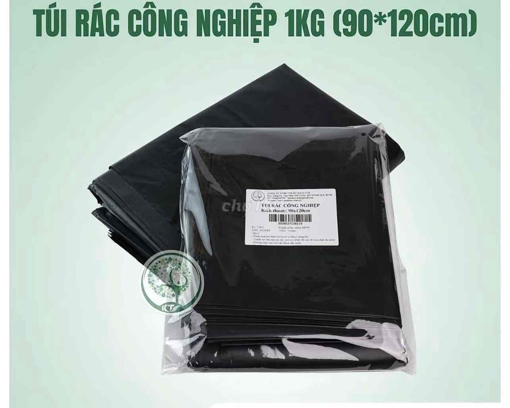 Túi rác công nghiệp 90x120cm Đen. Mua bán Nội thất, đồ gia dụng khác tại Huyện Nhà Bè Tp Hồ Chí Minh được đăng bởi Bé Heo hình 1