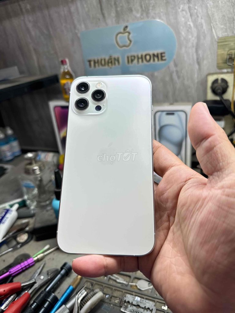 Apple iPhone 12 Pro Max 128GB Trắng. Mua bán Điện thoại tại Thị xã Tân Uyên Bình Dương được đăng bởi Phát Tài  hình 1