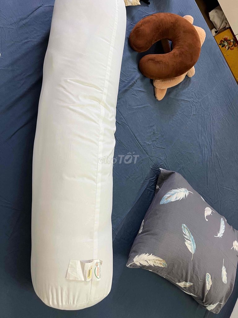 Ruột gối ôm Everon 80x100cm Gòn polyester cũ. Mua bán Giường, chăn ga gối nệm tại Quận 1 Tp Hồ Chí Minh được đăng bởi Vy Duong hình 1