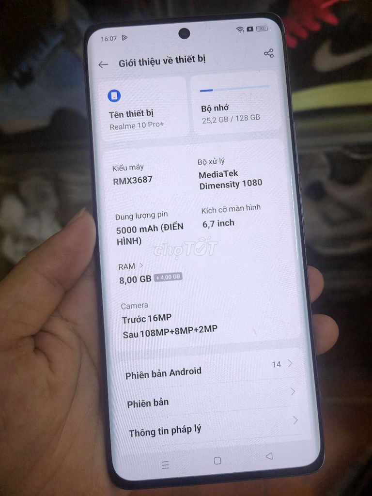 Realme 10 Pro Plus 8/128Gb Keng. Fullbox