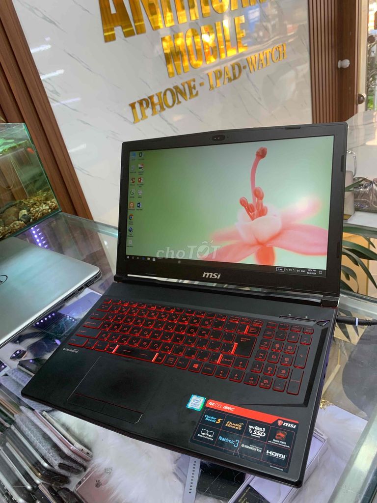 laptop gaming MSI GL63 i7 gen 8 gtx 1050 ram 16g