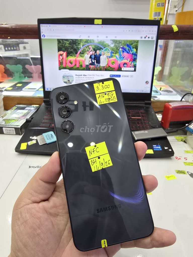 Samsung Galaxy A16 5G Đen 128GB. Mua bán Điện thoại tại Thành phố Long Xuyên An Giang được đăng bởi Facebook Cầm Đồ Thúy Vân hình 1