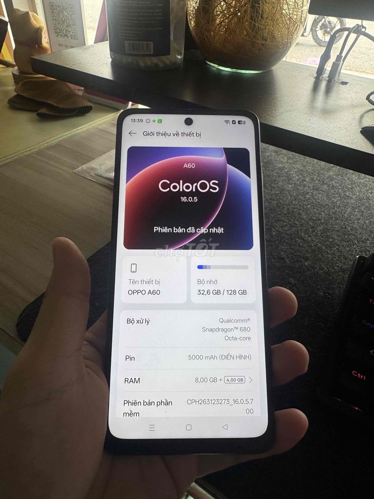OPPO A60 128GB Đen Snapdragon 680. Mua bán Điện thoại tại Thành phố Thủ Dầu Một Bình Dương được đăng bởi Lê Văn Đức hình 1