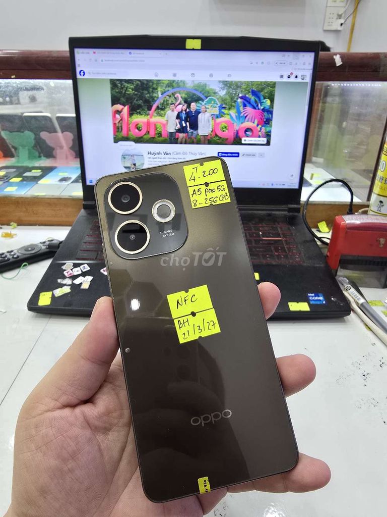 Oppo A5 Pro 5G 8GB/256GB Nâu. Mua bán Điện thoại tại Thành phố Long Xuyên An Giang được đăng bởi Facebook Cầm Đồ Thúy Vân hình 1