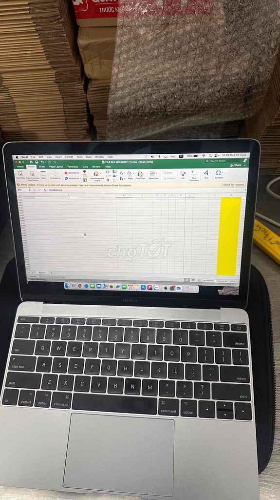 Apple MacBook Retina i7 12 inch RAM16GB/500GB 2017. Mua bán Laptop tại Thành phố Thủ Đức Tp Hồ Chí Minh được đăng bởi Nizz66 hình 1