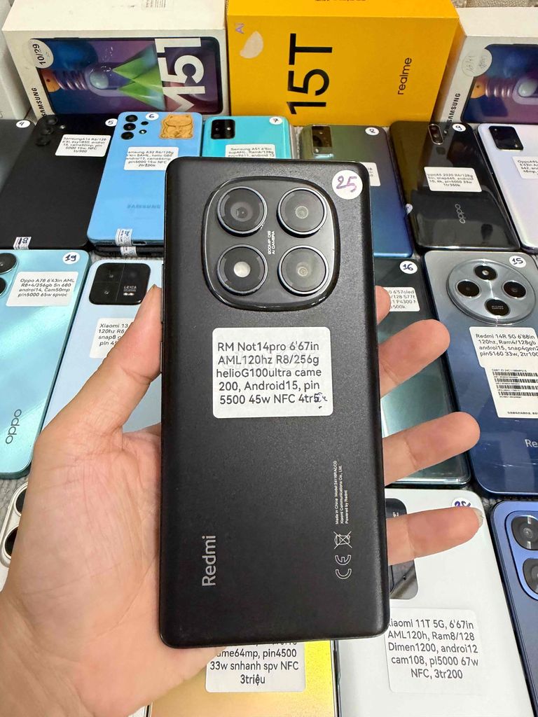 Xiaomi Redmi Note 14 Pro 256GB Đen. Mua bán Điện thoại tại Thành phố Thủ Dầu Một Bình Dương được đăng bởi TTMobileBD hình 1