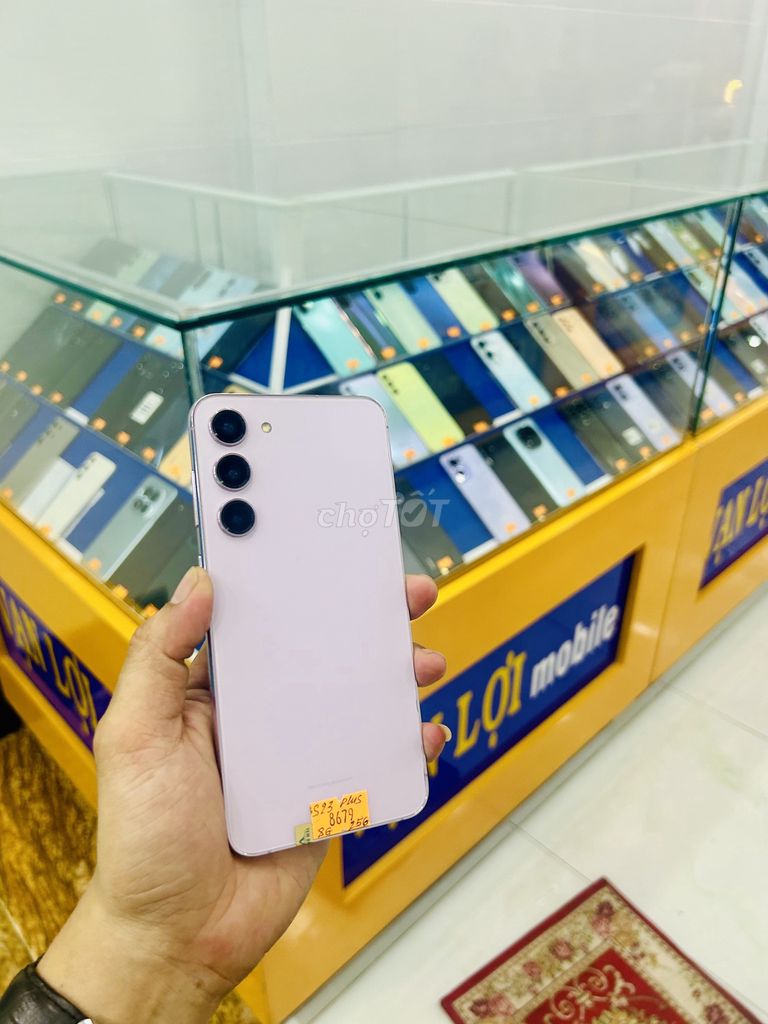 Samsung S23 Plus 5G 8GB/256GB Tím nhạt. Mua bán Điện thoại tại Thành phố Bến Tre Bến Tre được đăng bởi VanLoi Mobile hình 1