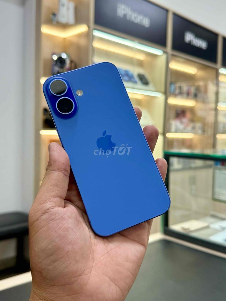 iPhone 16 128GB Xanh VN/A zin đẹp - giá tốt ❤️. Mua bán Điện thoại tại Thành phố Biên Hòa Đồng Nai được đăng bởi KIM MOBILE BIÊN HÒA hình 1