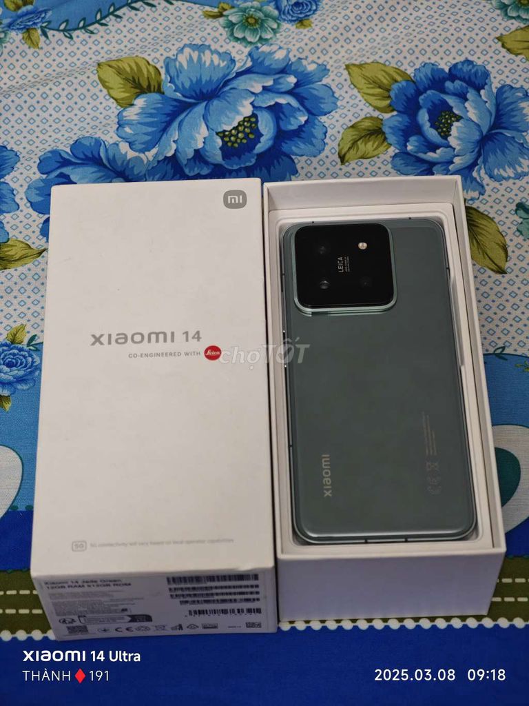 Mi14 12/512 full box đẹp 99% zin nguyên bản