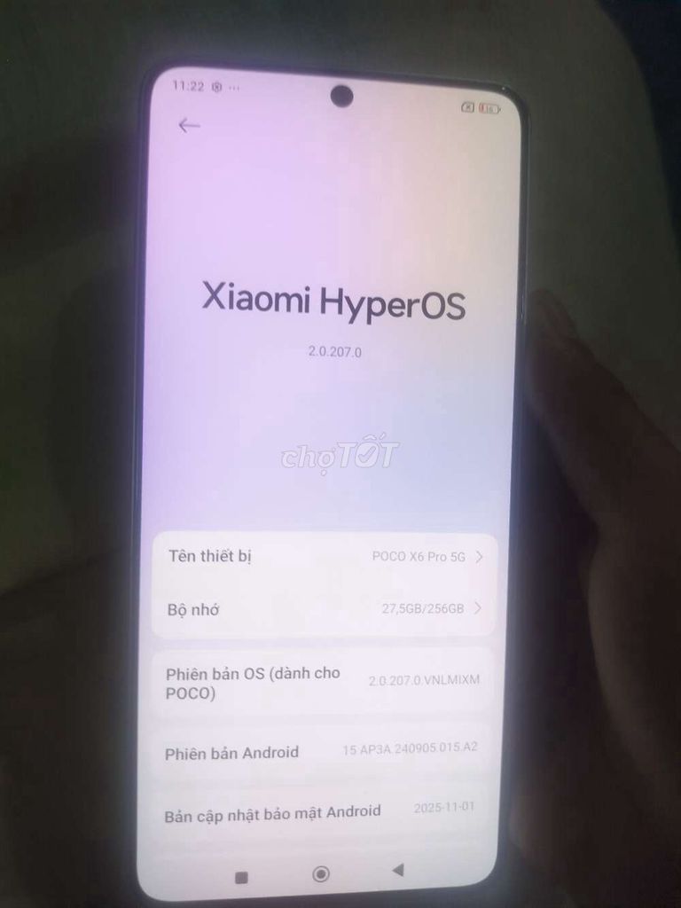 Xiaomi POCO X6 Pro 5G 256GB Xám. Mua bán Điện thoại tại Quận Nam Từ Liêm Hà Nội được đăng bởi Như Tâm hình 1