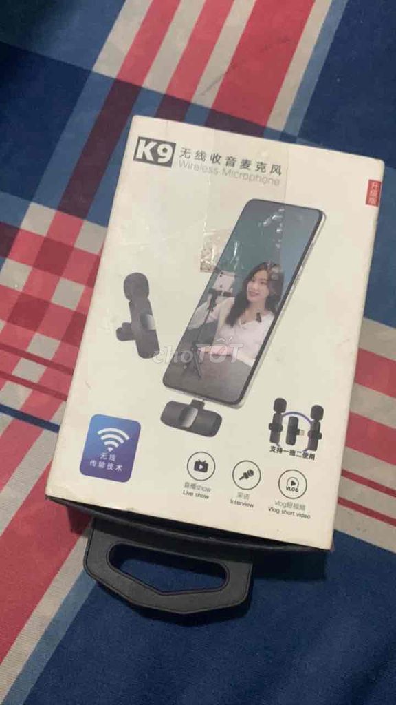 Micro không dây K9. Mua bán Tivi, Âm thanh tại Thành phố Thuận An Bình Dương được đăng bởi Lâm Thiên Mạnh hình 1