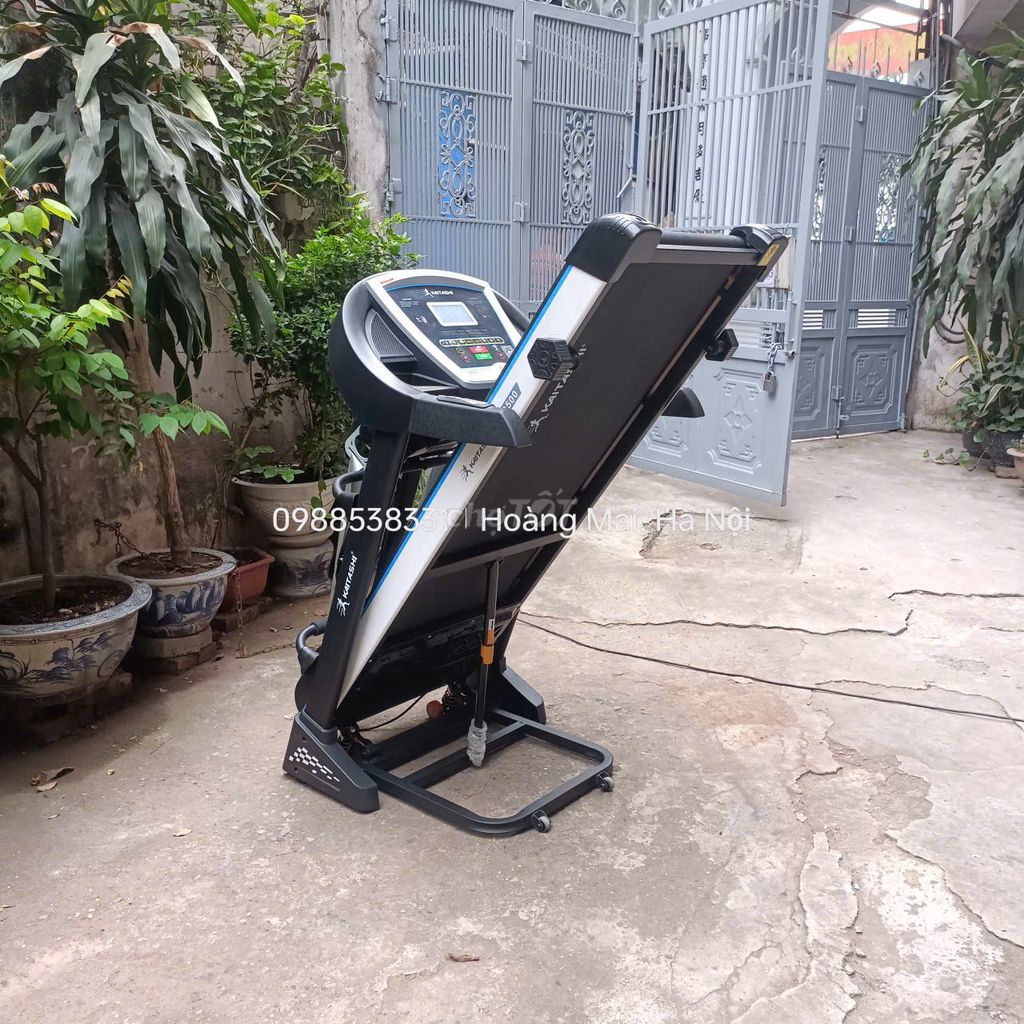 Máy chạy bộ Kaitashi K3500 Đen, Trắng, Xanh