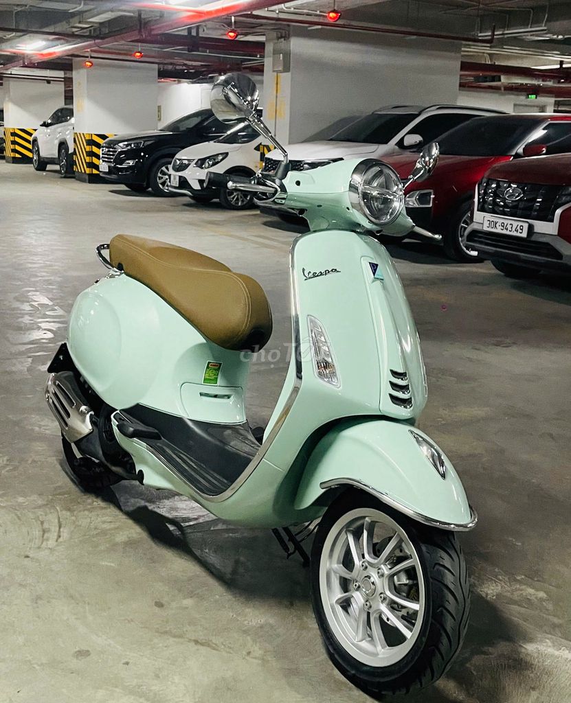 Piaggio Vespa Primavera 125cc Xanh 1300km. Mua bán Xe máy tại Quận Hai Bà Trưng Hà Nội được đăng bởi Thu Hương hình 2