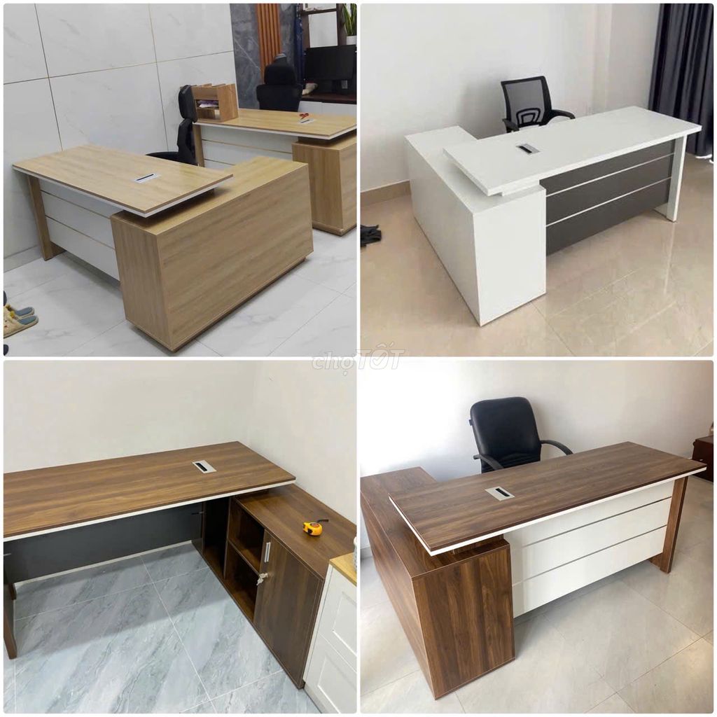 bàn giám đốc # bàn chữ L # bàn có hộc ship nhanh . Mua bán Bàn ghế tại Quận 3 Tp Hồ Chí Minh được đăng bởi Hiền Phan hình 1