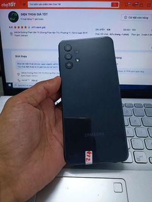 SAMSUNG A32 5G 4GB.128GB PIN 5000 DIMEN 720G MƯỢT