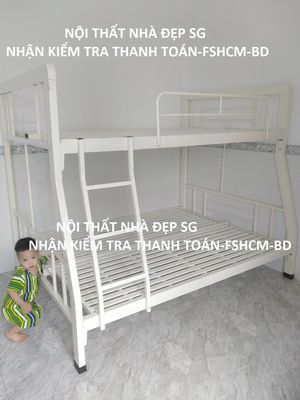 Giường tầng hộp vuông 48 loại 1 Ráp Nhanh FsHCM-BD