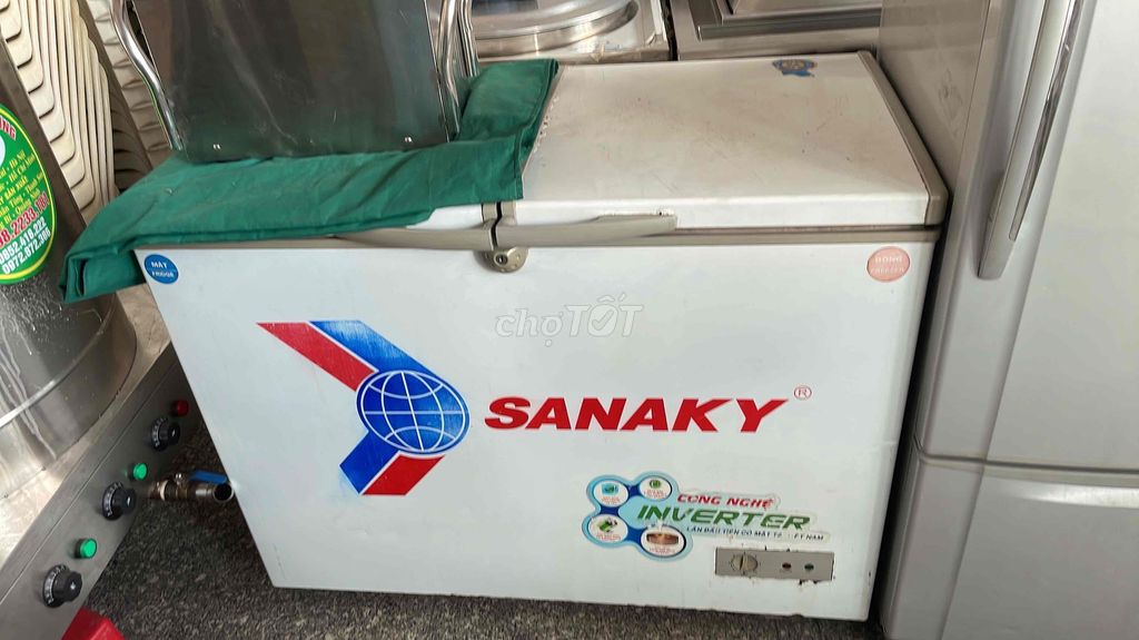 tủ đông mát sanaky 280lit inverter nguyên zin