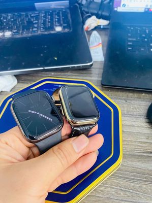 Apple watch  series  7 45 M bản thép đen  đẹp. Mua bán Thiết bị đeo thông minh tại Quận Hồng Bàng Hải Phòng được đăng bởi nguyễn văn tuân apple 