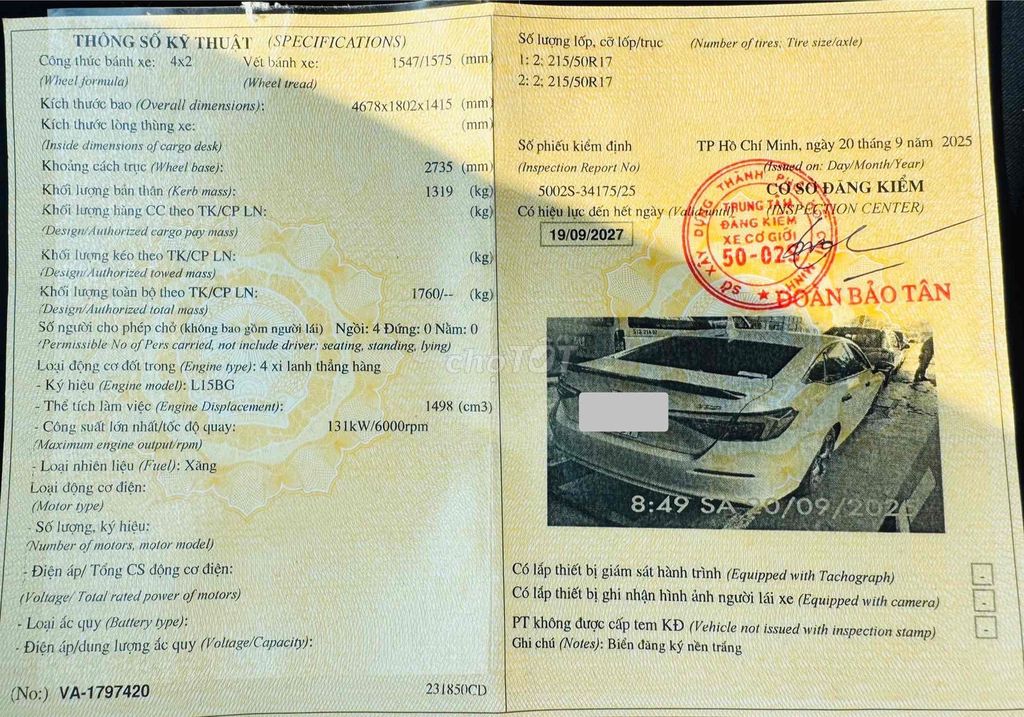 cần bán civic 1.5 2022 bản G màu trắng. Mua bán Ô tô tại Quận 11 Tp Hồ Chí Minh được đăng bởi computer phuong anh hình 8