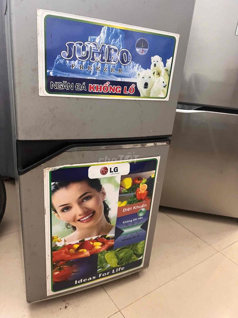 Tủ lạnh Toshiba 120l. Mua bán Tủ lạnh tại Quận Hoàng Mai Hà Nội được đăng bởi Trần Lương hình 1