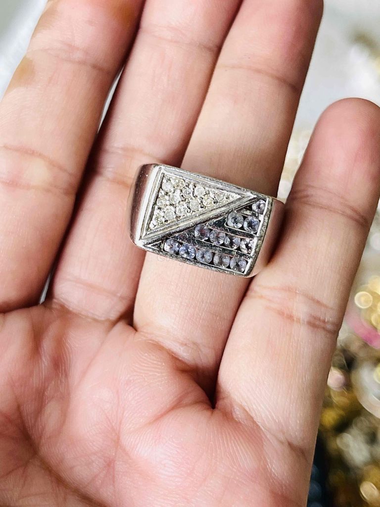 Nhẫn Nam Vàng 10K Kim tấm Tự nhiên. Mua bán Phụ kiện thời trang khác tại Huyện Hòa Thành Tây Ninh được đăng bởi Thiên Kim hình 1