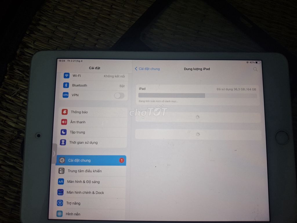 Apple iPad Mini 5 64GB Bạc. Mua bán Máy tính bảng tại Quận Dương Kinh Hải Phòng được đăng bởi Trần Đức hình 1