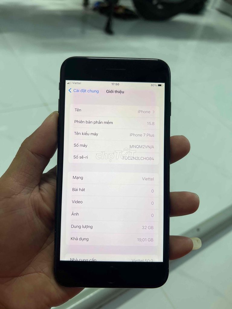 iPhone 7 plus 32gb Quốc tế. Mua bán Điện thoại tại Thành phố Long Xuyên An Giang được đăng bởi Windy hình 1