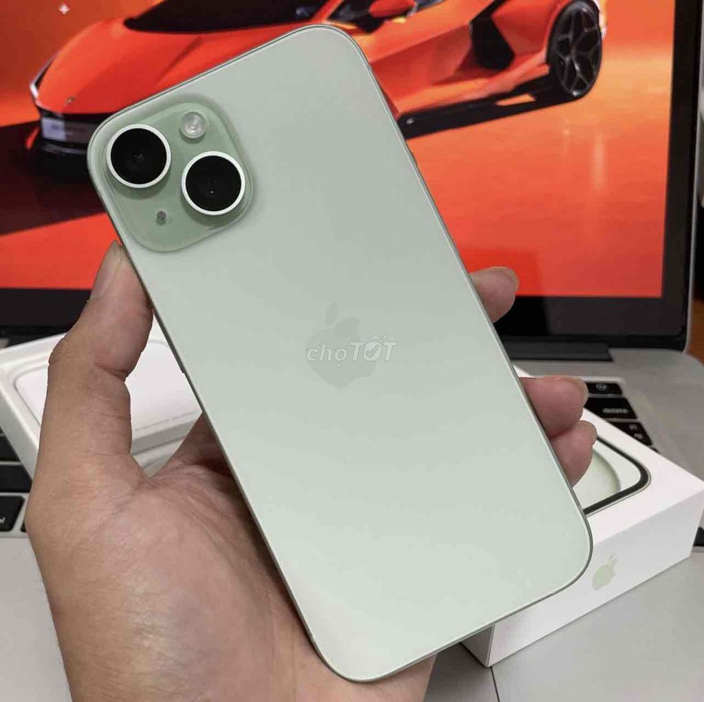 iPhone 15 128GB Green FULLBOX 99% BH APPLE 07/2025. Mua bán Điện thoại tại Quận 10 Tp Hồ Chí Minh được đăng bởi iStockHCM hình 1