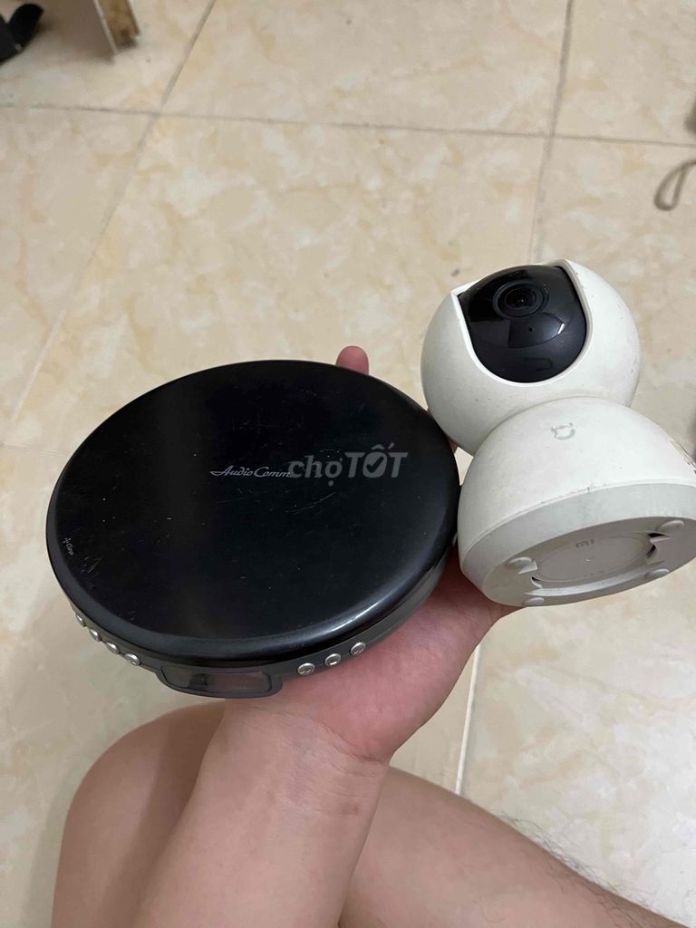 Camera xiaomi 360 độ kèm máy đĩa dvd cd sống