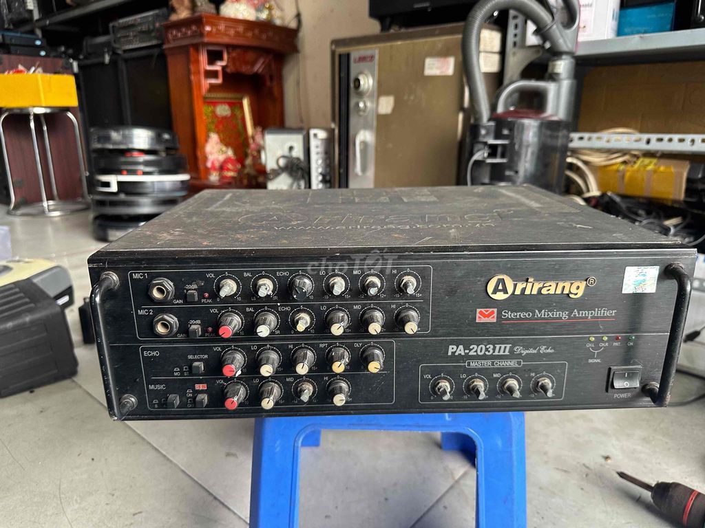 Âm ly Arirang PA-203III.đứt dây.bán xác. Mua bán Tivi, Âm thanh tại Quận Phú Nhuận Tp Hồ Chí Minh được đăng bởi Bông Lê  hình 1