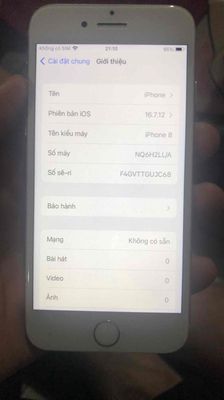 iPhone 8 64GB Bạc, Main Zin, Giá Tốt. Mua bán Điện thoại tại Thành phố Bạc Liêu Bạc Liêu được đăng bởi Devils