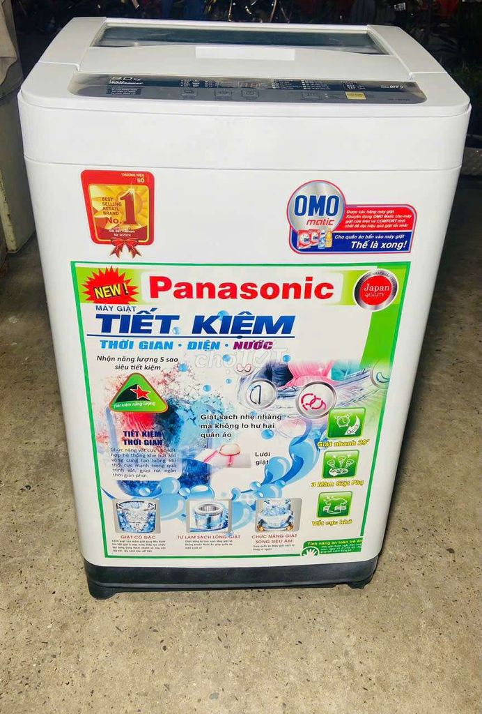 Máy giặt Panasonic 8KG cửa trên Trắng 5 sao. Mua bán Máy giặt tại Huyện Bình Chánh Tp Hồ Chí Minh được đăng bởi ManhHung hình 1