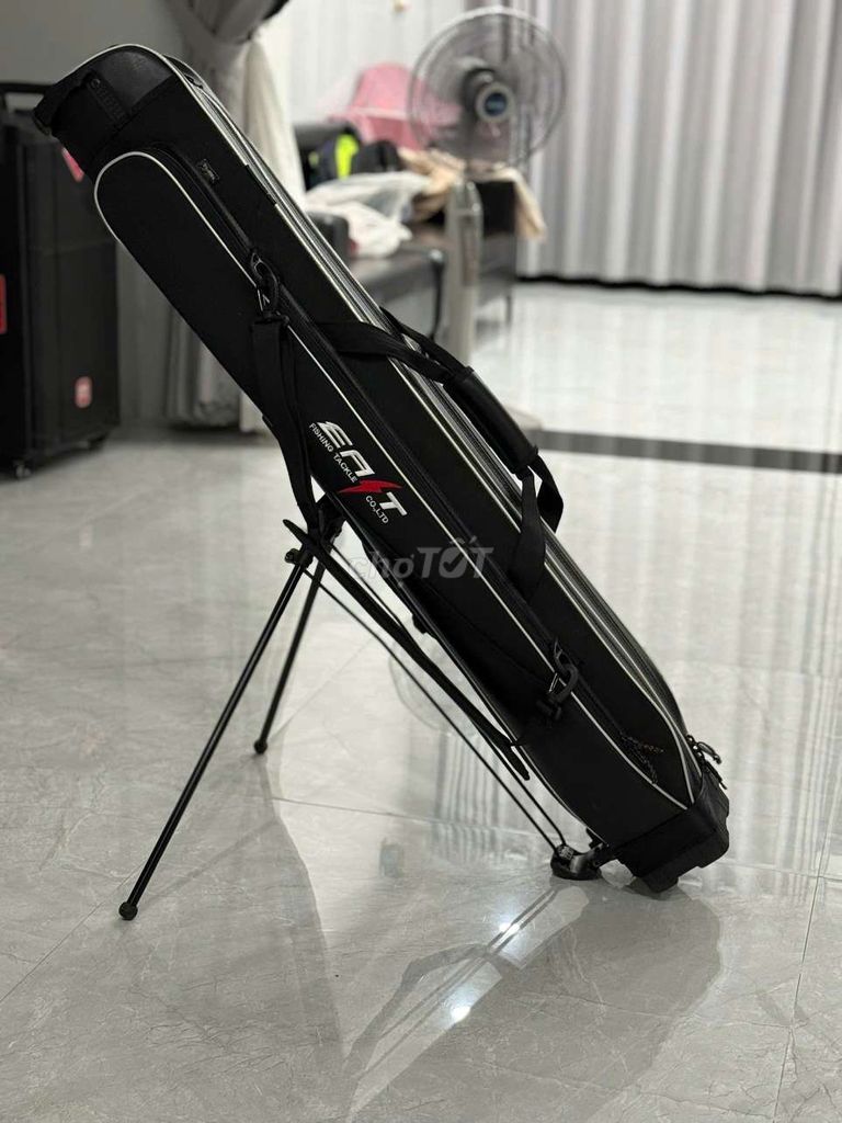 Túi đựng vợt câu cá Vải Đen