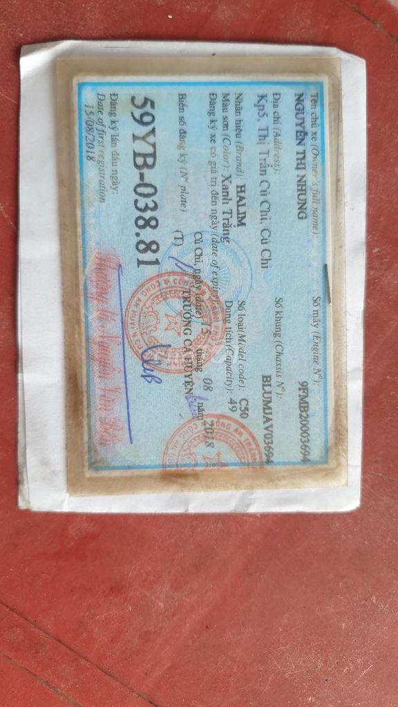 Bán xe cúp 50 đời 2018.bstp. Mua bán Xe máy tại Huyện Củ Chi Tp Hồ Chí Minh được đăng bởi Hải hình 4