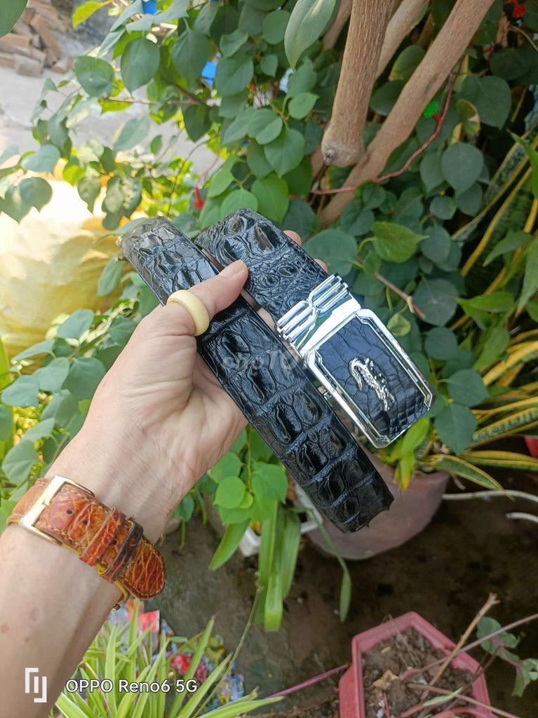 Dây lưng da gai cá sấu 4. Mua bán Phụ kiện thời trang khác tại Huyện An Phú An Giang được đăng bởi Thắng Đồ Da hình 1