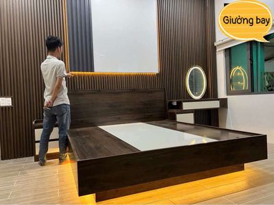 Giường bay gỗ mdf KT 1m40x2m  "miễn phí lắp đặt". Mua bán Giường, chăn ga gối nệm tại Quận 8 Tp Hồ Chí Minh được đăng bởi Nội Thất Giá Xưởng