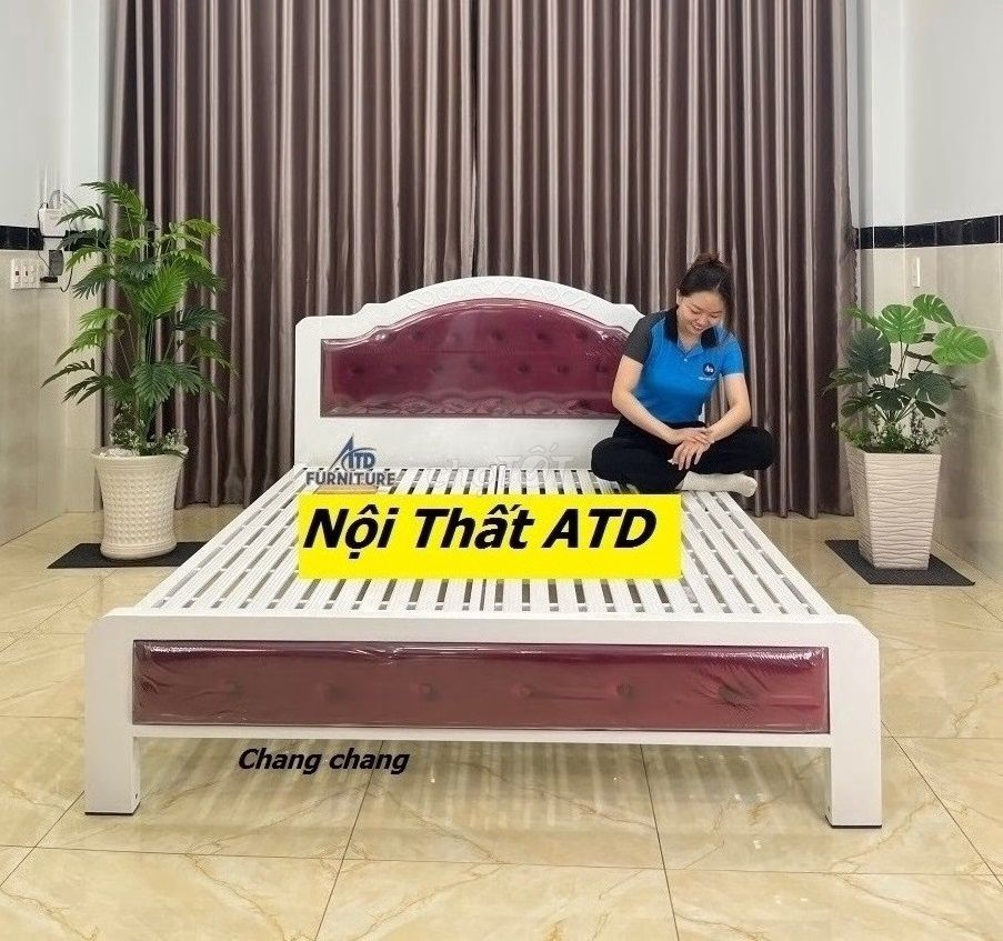 Giường sắt=Giường sắt`Giường sắt`Giường sắt`. Mua bán Giường, chăn ga gối nệm tại Huyện Cần Giuộc Long An được đăng bởi Trang Nguyễn hình 1