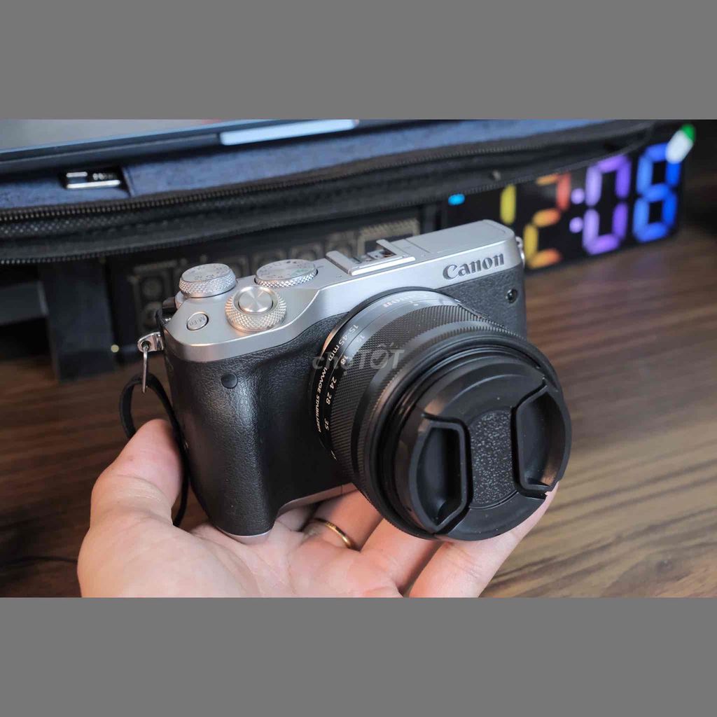 Máy ảnh Canon M6 kèm lens kit. Mua bán Máy ảnh, Máy quay tại Huyện Thống Nhất Đồng Nai được đăng bởi Babybun hình 1