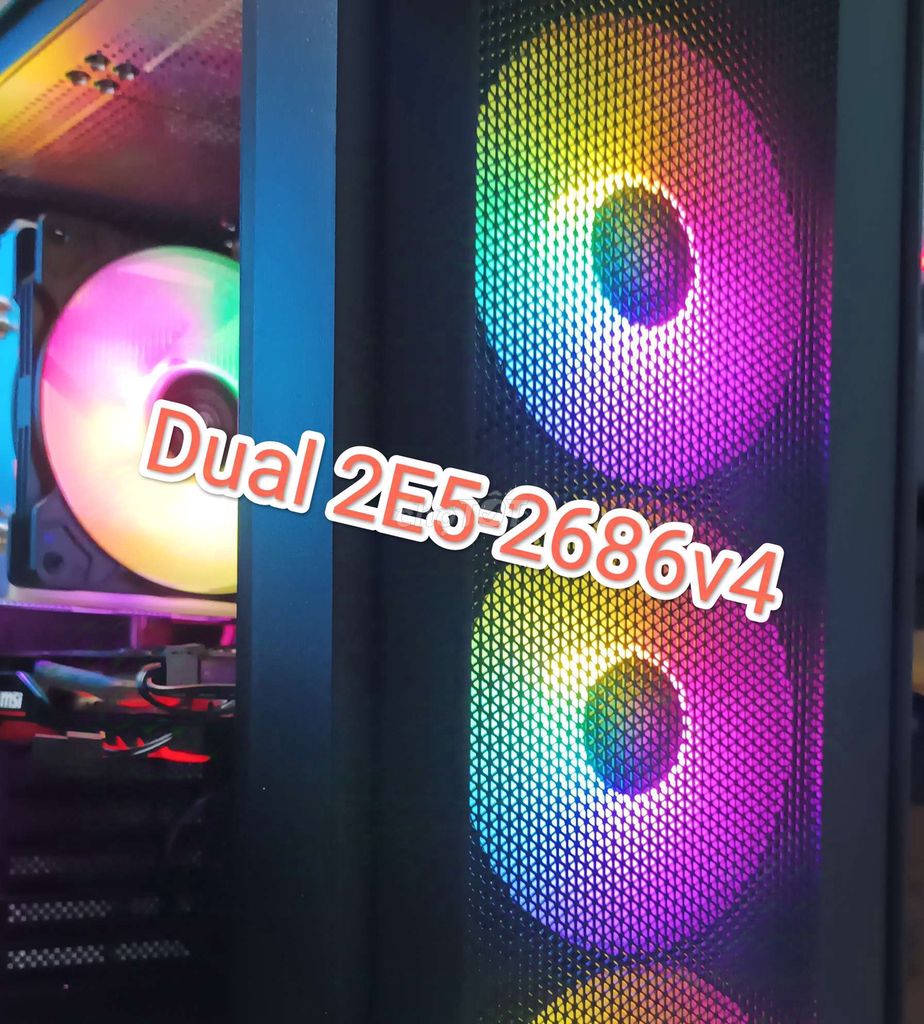 Dual 2 E5-2686v4 (36 core.72 theard)vga Gtx1060 6G