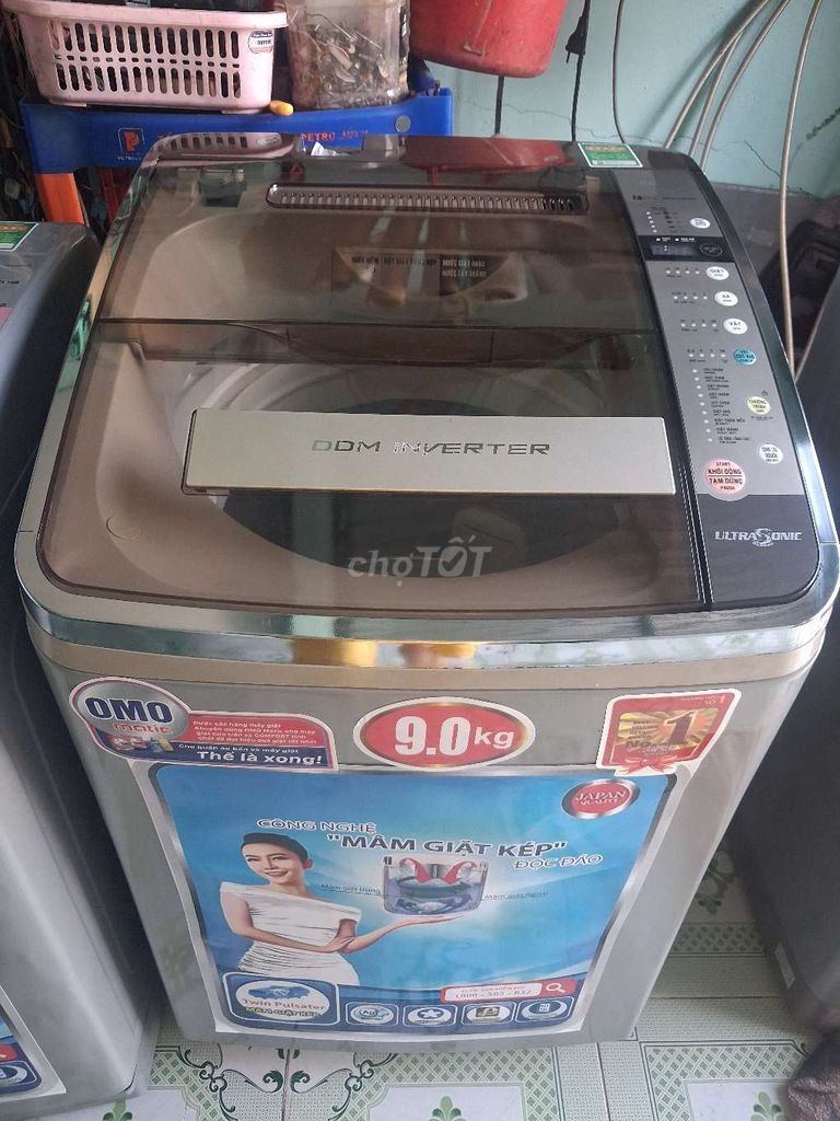 Máy giặt 9.0kg DDM Inverter Xám. Mua bán Máy giặt tại Quận Bình Thuỷ Cần Thơ được đăng bởi điên lanh ân nghĩa hình 1