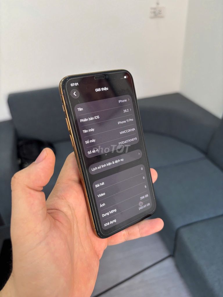 iPhone 11 Pro 256GB full chức năng. Mua bán Điện thoại tại Quận Bắc Từ Liêm Hà Nội được đăng bởi Cửa hàng Bính Táo hình 1