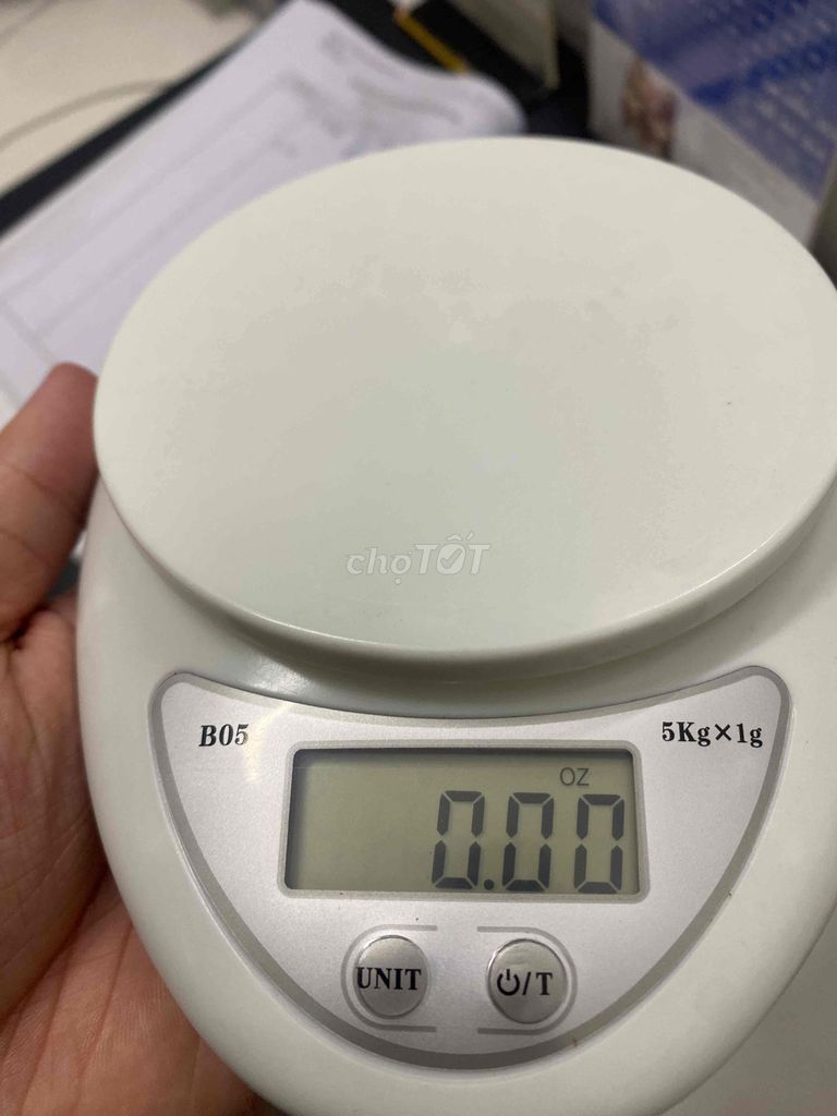 Cân điện tử B05 Trắng 5kg chưa dùng. Mua bán Đồ chuyên dụng, Giống nuôi trồng tại Quận Thanh Xuân Hà Nội được đăng bởi Hoàng Tôn hình 1