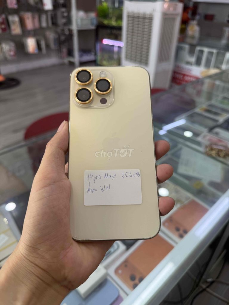 iPhone 14 Pro Max 256GB Vàng Đã dùng máy zin. Mua bán Điện thoại tại Quận Hải Châu Đà Nẵng được đăng bởi Hoàng Táo 273 Nguyễn Hoàng Đà Nẵng hình 1