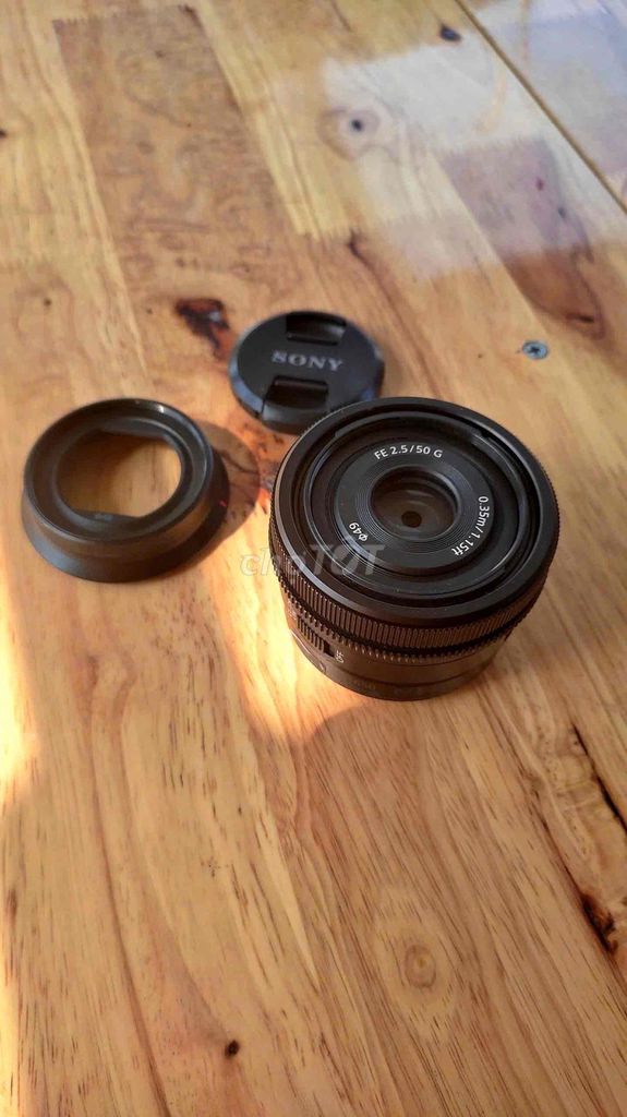 Ống kính Sony FE 2.5/50 G Đen. Mua bán Máy ảnh, Máy quay tại Quận 8 Tp Hồ Chí Minh được đăng bởi Phuoc Chau hình 1