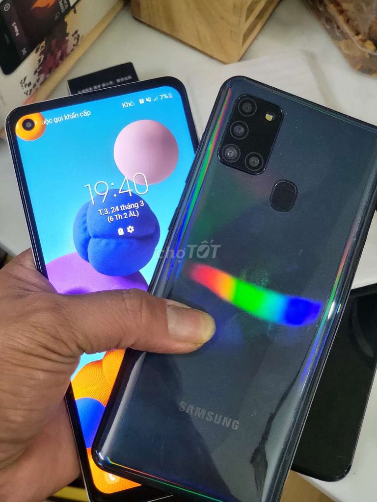 Samsung A21s Đen Đã qua sử dụng. Mua bán Điện thoại tại Quận Tân Phú Tp Hồ Chí Minh được đăng bởi Điện Thoại Giá rẻ hình 1
